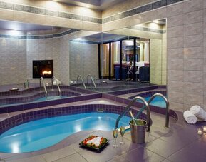 Indoor pool at Paradise Stream Resort.