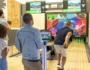 Bowling at Paradise Stream Resort.