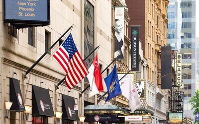Hotel exterior at Millennium Hotel Broadway Times Square.