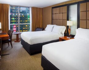 Queen beds at Millennium Hotel Broadway Times Square.