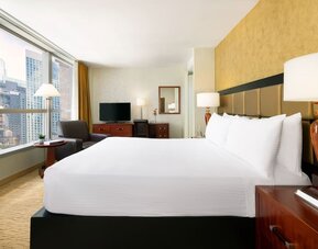 King room at Millennium Hotel Broadway Times Square.