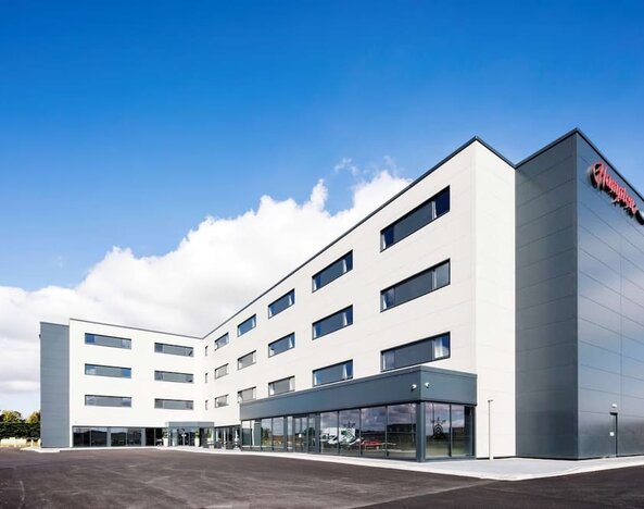 Parking at Hampton By Hilton Humberside Airport.