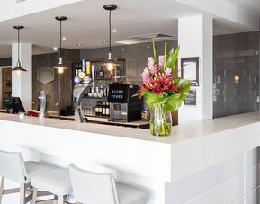 Hotel bar at Hampton By Hilton Humberside Airport.