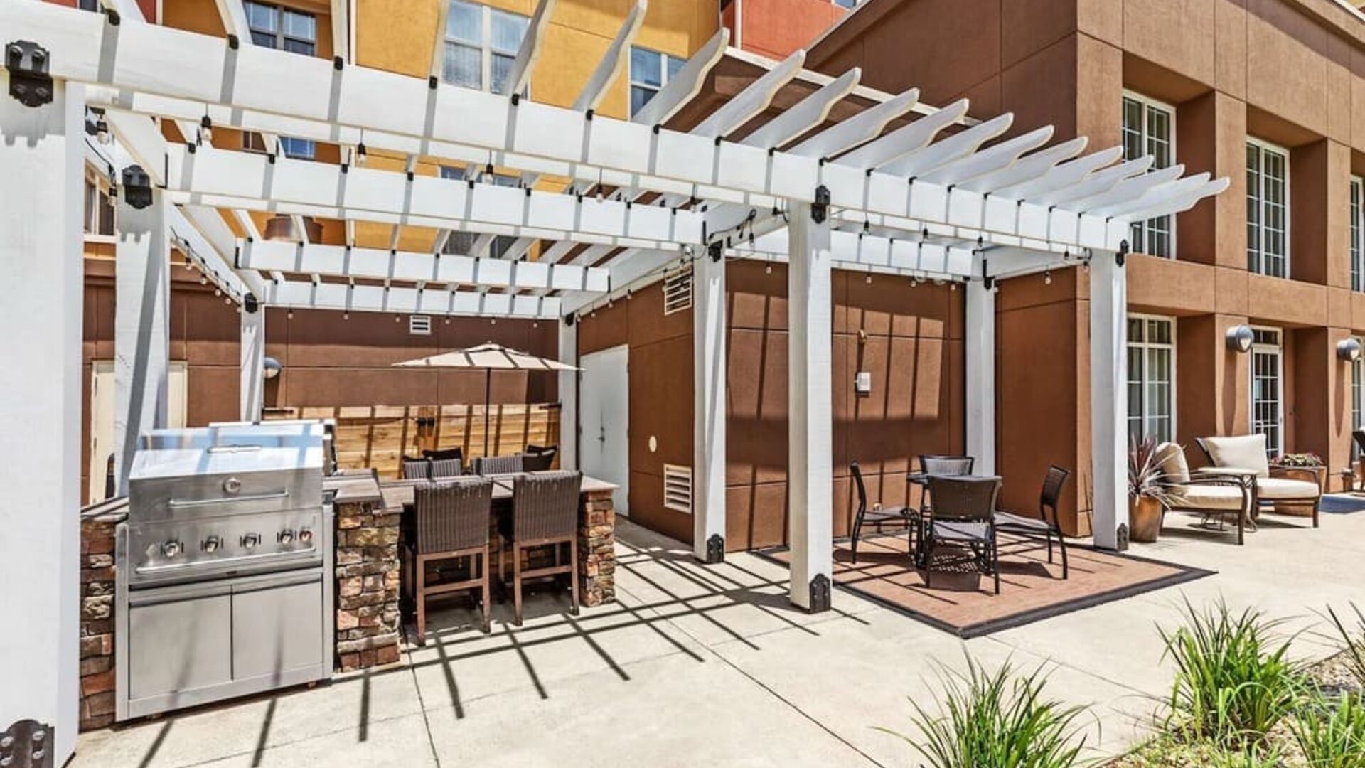 Barbecue grill at Homewood Suites By Hilton Shreveport.