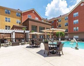 Outdoor pool at Homewood Suites By Hilton Shreveport.