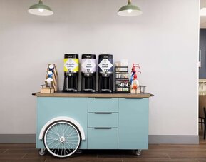 Coffee station at Spark By Hilton Guelph.