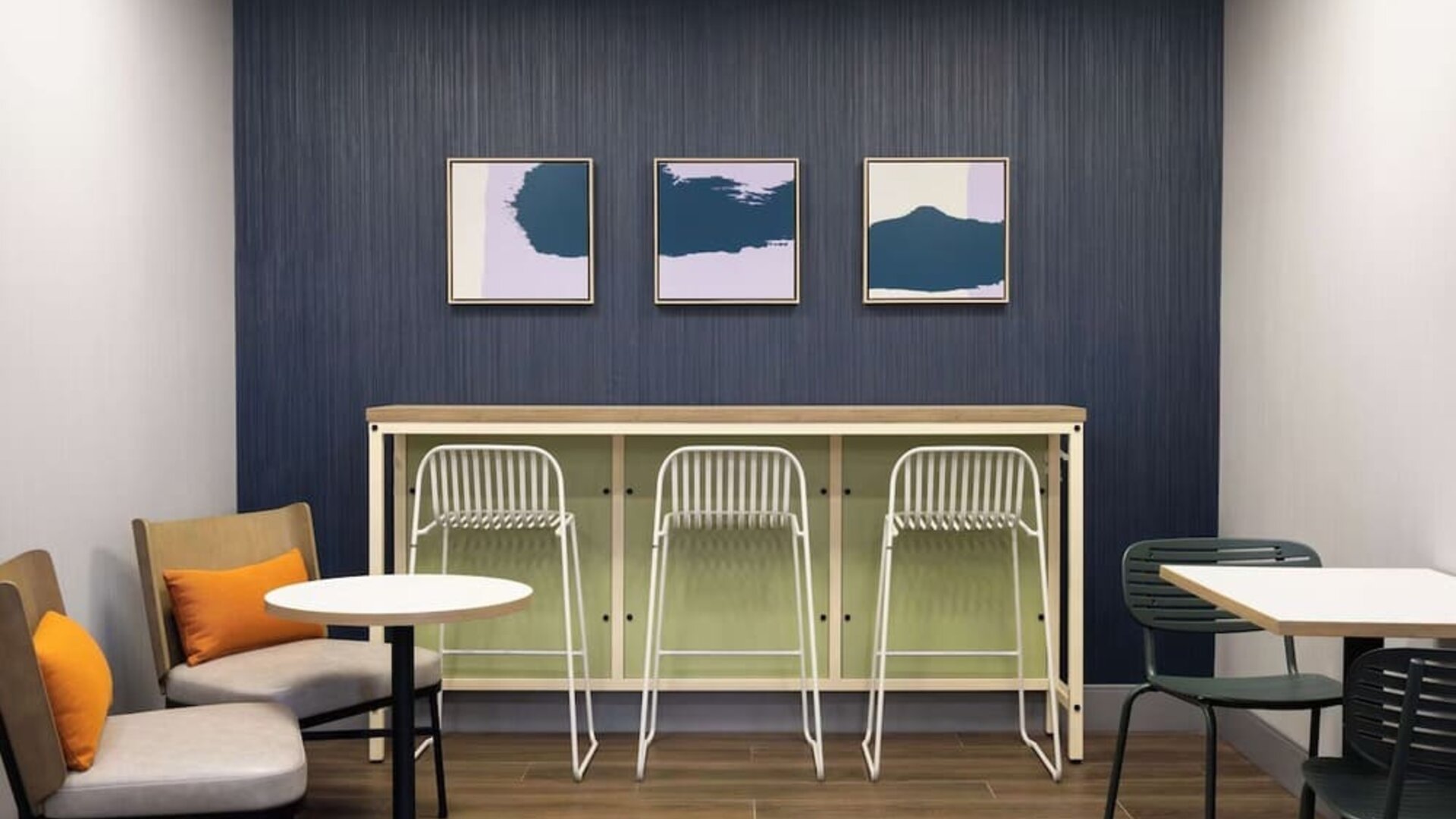 Coworking space at Spark By Hilton Guelph.