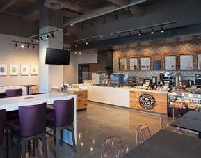 Coffee shop perfect for coworking at Homewood Suites By Hilton LAX Airport.