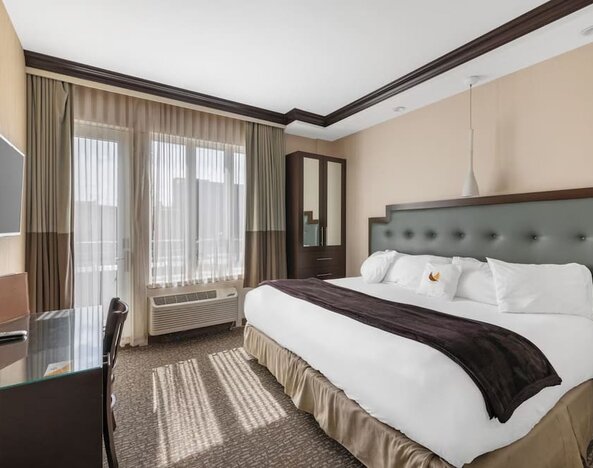 Day use room at Aura Hotel Brooklyn.