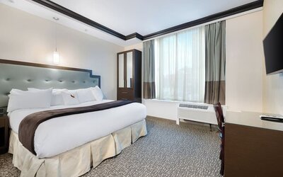 Day use room at Aura Hotel Brooklyn.