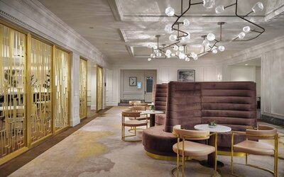 Lobby and coworking space at The Westin Philadelphia.