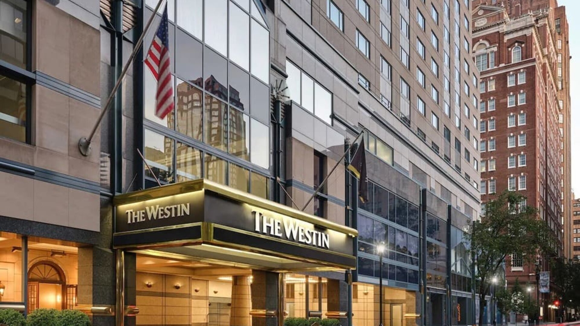 Hotel exterior at The Westin Philadelphia.