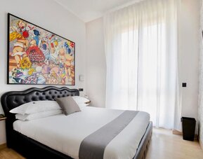 Romantic king room at Aiello Rooms.
