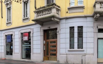 Hotel exterior at Aiello Hotels Isola Design District.