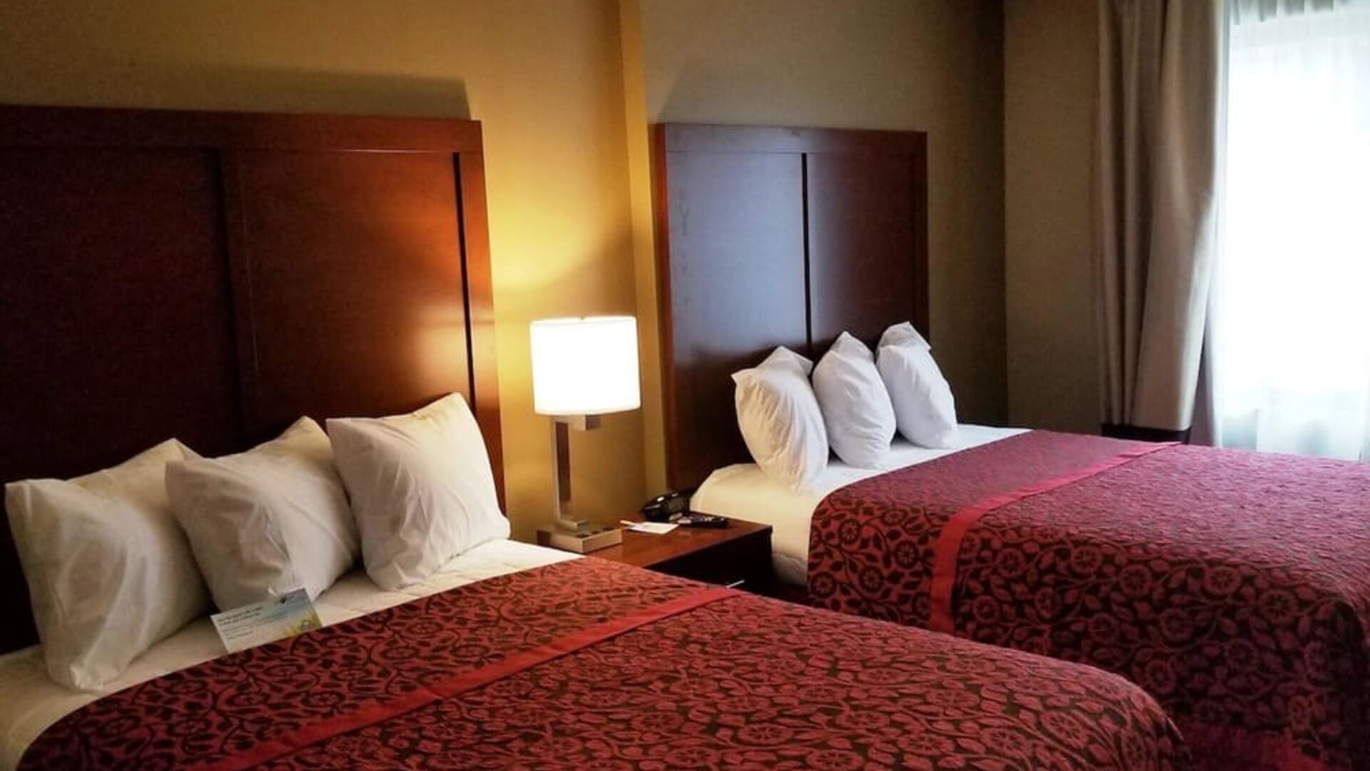 Day use twin room at Days Inn By Wyndham Brooklyn Marine Park.