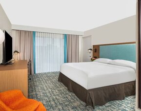 Day use room with work desk at The Anaheim Hotel.