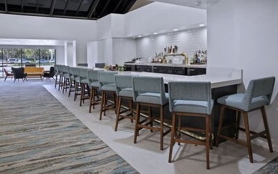 Hotel bar at The Anaheim Hotel.