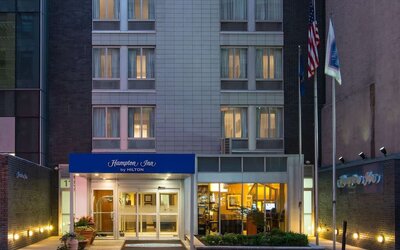Exterior view of Hampton Inn Manhattan - Madison Square Garden.