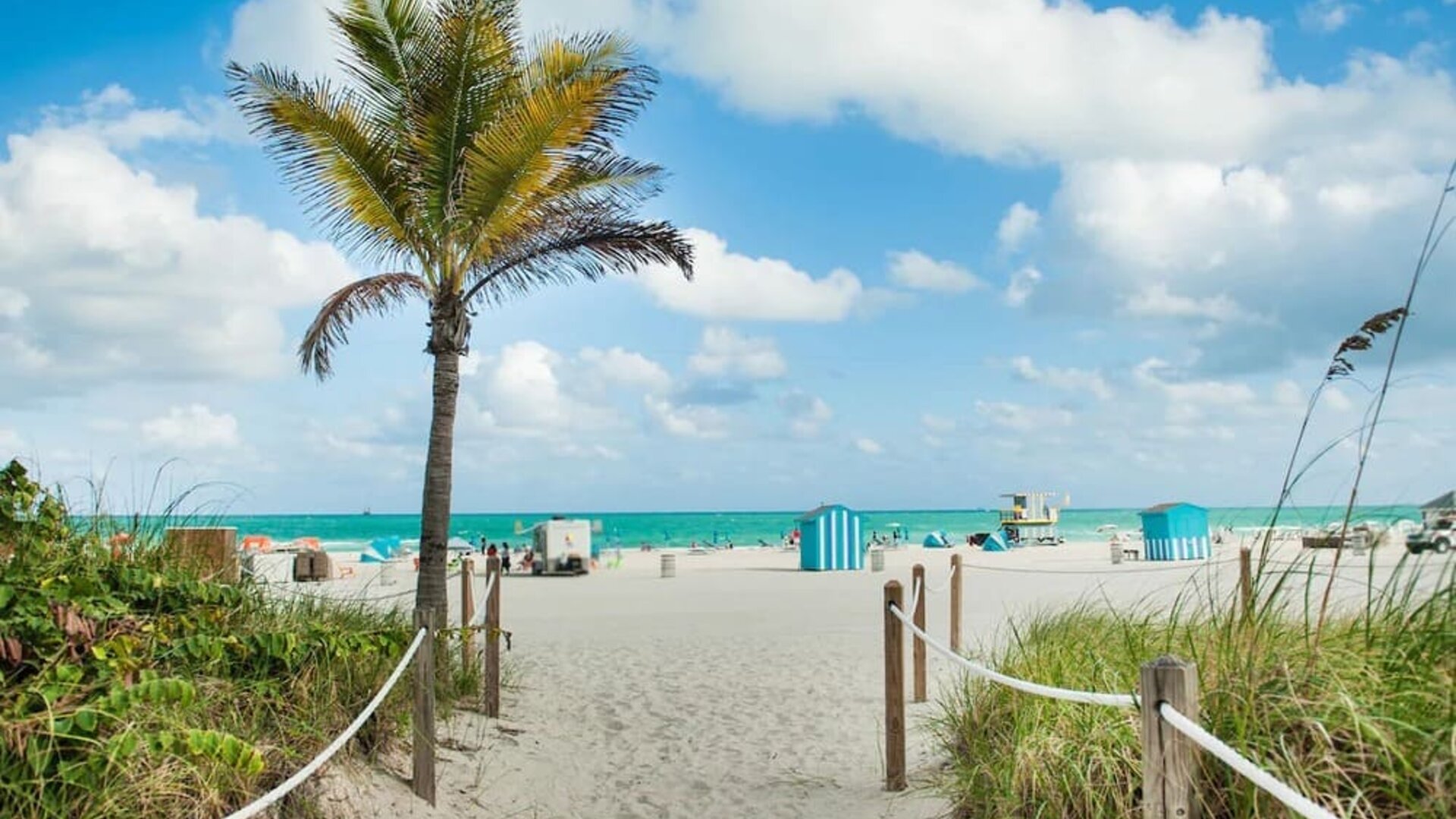 Beach access at Hyatt Centric Miami South Beach.