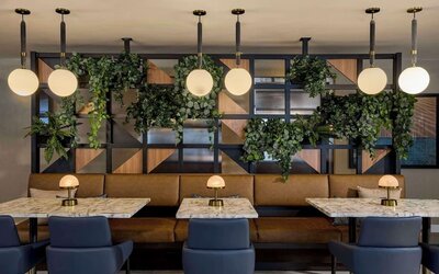 Dining area at Hyatt Centric Miami South Beach.