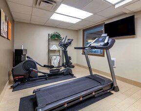 Fitness center at Comfort Inn & Suites Geneva - West Chicago.