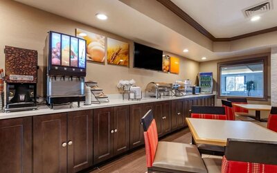 Breakfast available at Comfort Inn & Suites Geneva - West Chicago.
