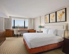 Standard day use room with work desk at Hilton Miami Airport Blue Lagoon.