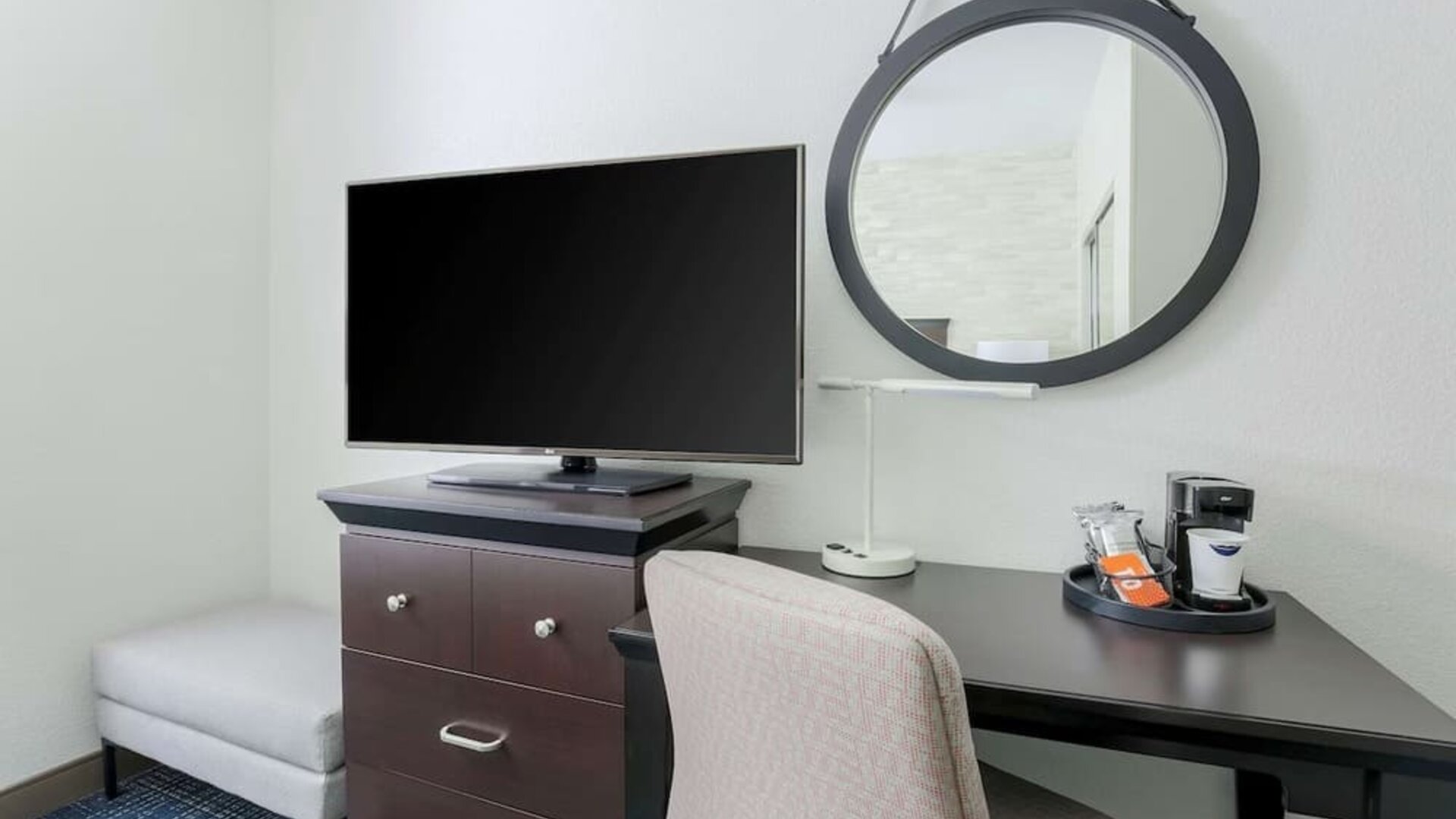 Day use room at Hampton Inn & Suites Denver Tech Center.