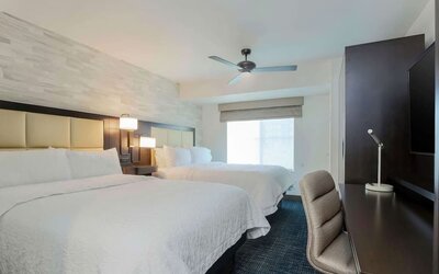 Day use room at Hampton Inn & Suites Denver Tech Center.