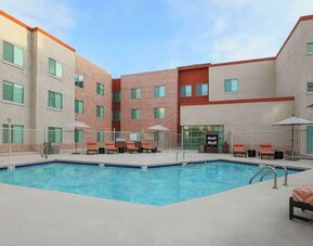 Outdoor pool at Hampton Inn & Suites Denver Tech Center.