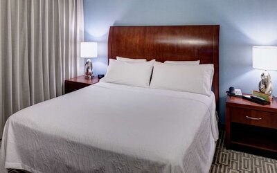 Day use room at Hilton Garden Inn Denver Downtown.