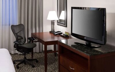 Day use room at Hilton Garden Inn Denver Downtown.