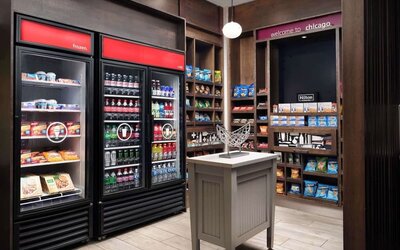 Vending machine at Homewood Suites By Hilton Chicago Downtown/Magnificent Mile.