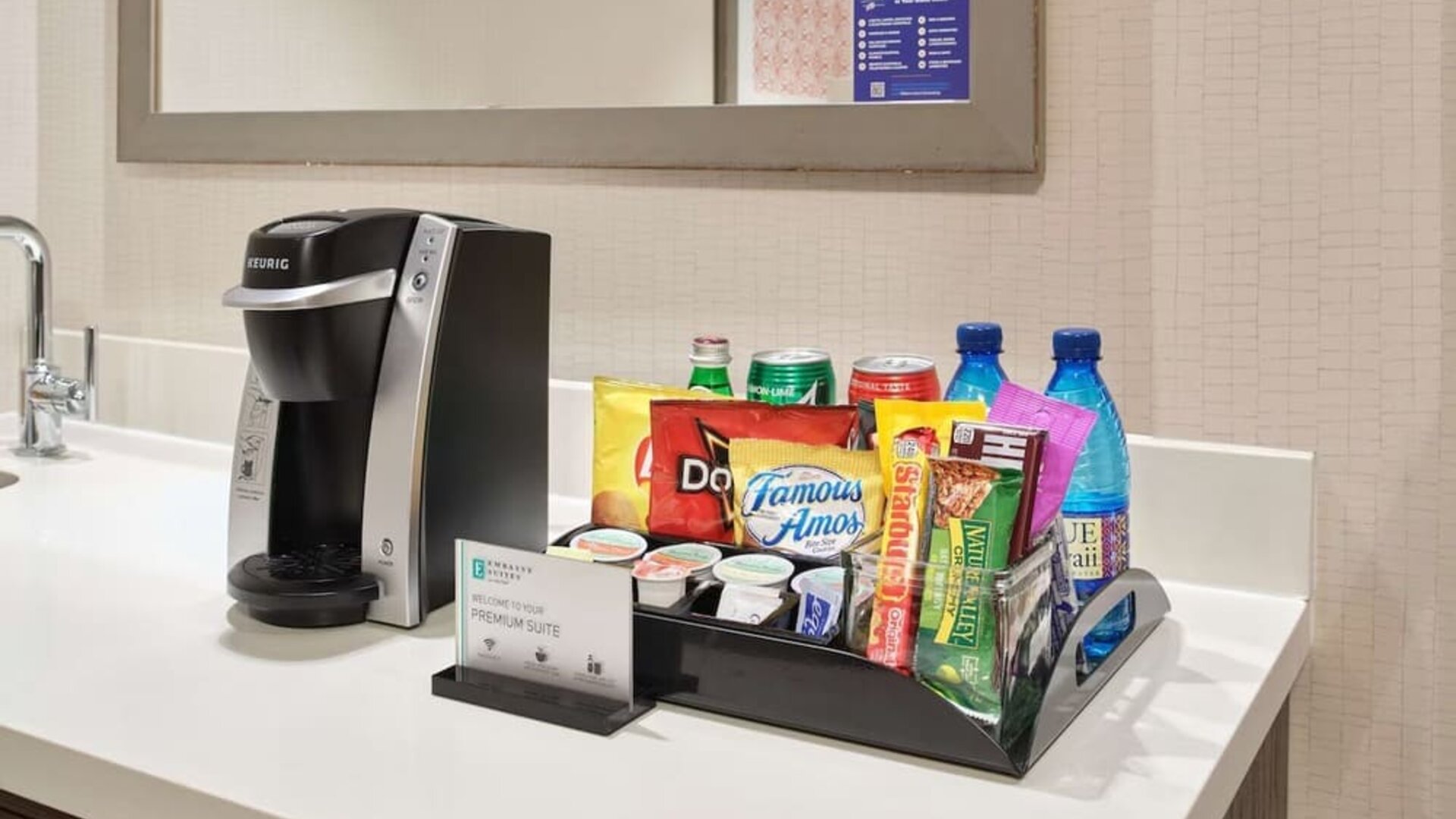 Coffee station at Embassy Suites By Hilton Oahu Kapolei.