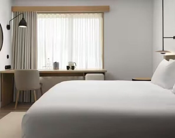 Day use room at Hilton Garden Inn Rome Colosseum.