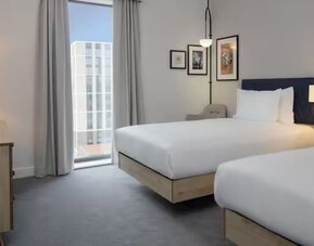 Day use room at Hilton Garden Inn Rome Colosseum.