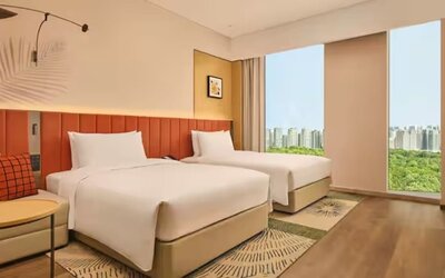 Day use room at Hilton Garden Inn Chongqing Yubei Central Park.