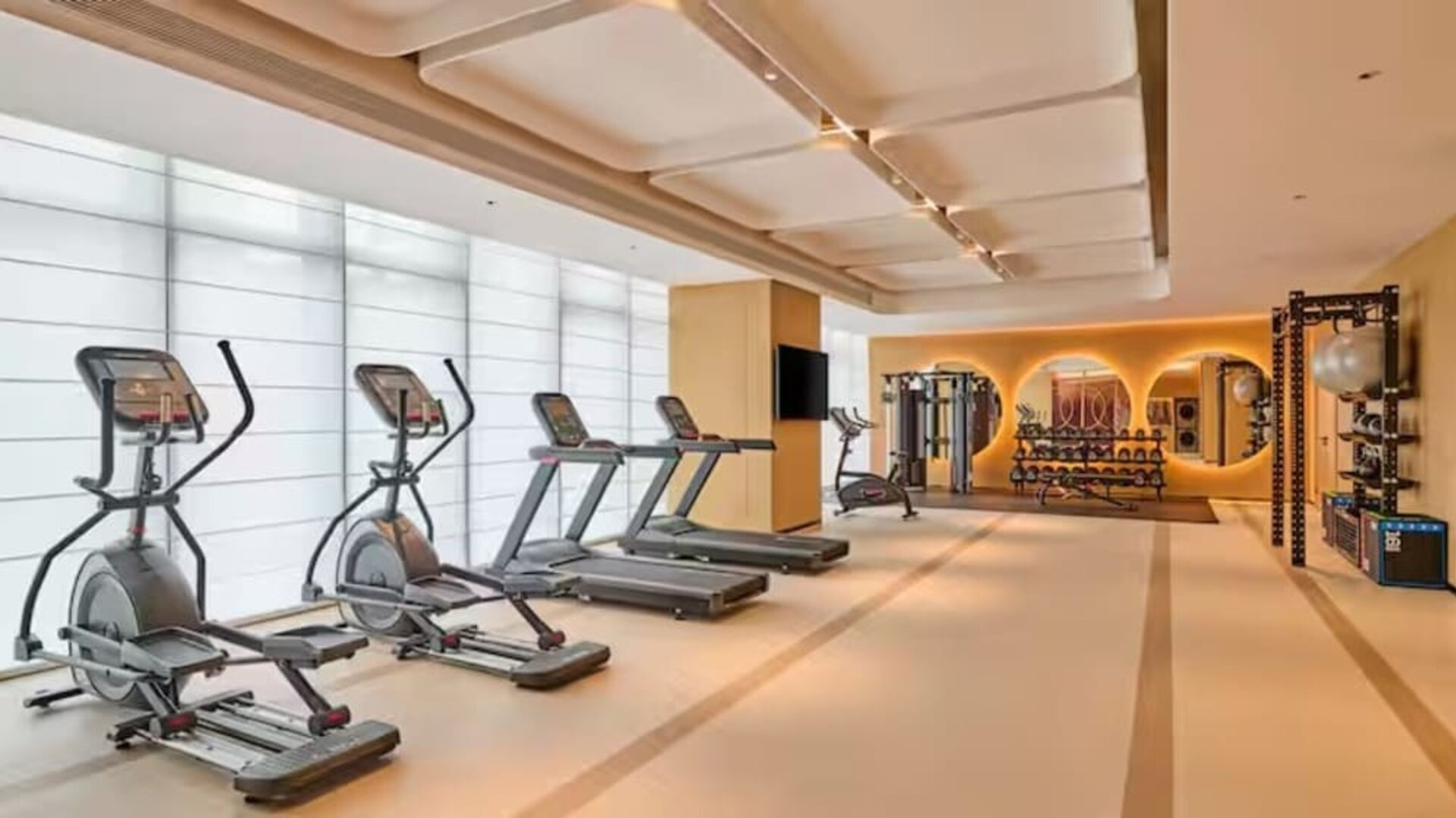 Gym at Hilton Garden Inn Chongqing Yubei Central Park.