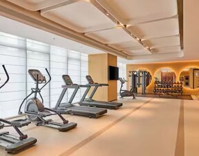 Gym at Hilton Garden Inn Chongqing Yubei Central Park.