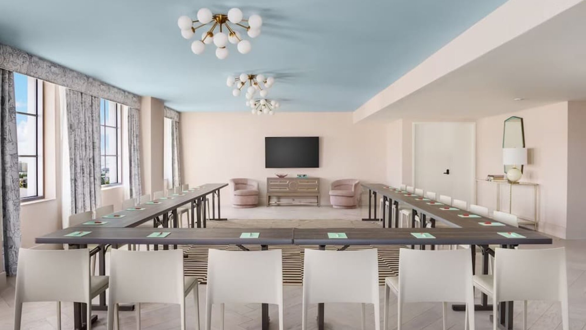 Professional meeting room at The Goodtime Hotel.