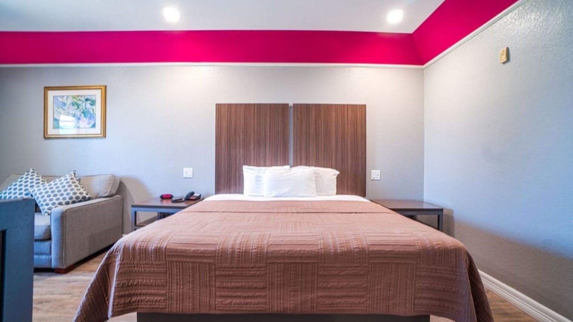 Day use room at Hotel Bliss Kemah Boardwalk.