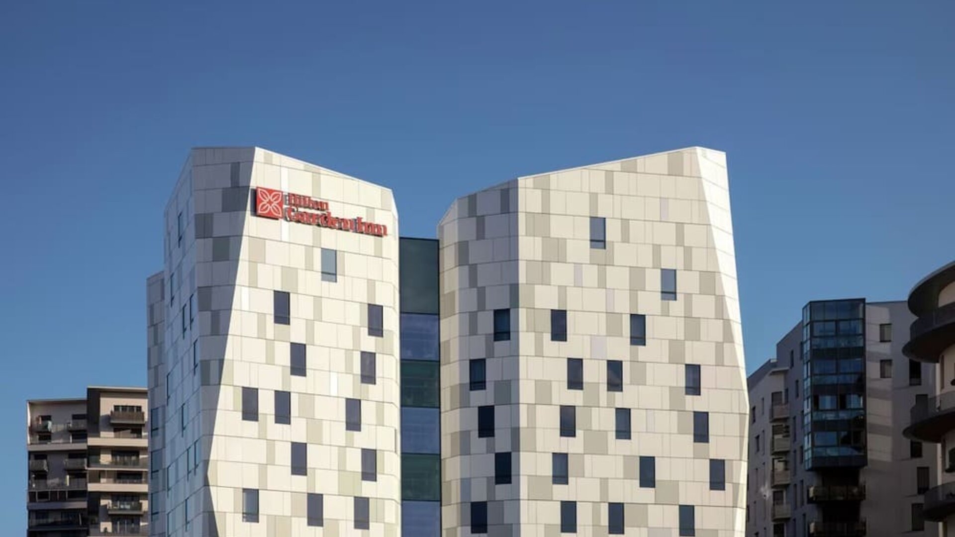 Hotel exterior at Hilton Garden Inn Massy.