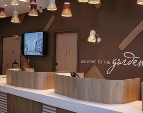 Reception hall at Hilton Garden Inn Massy.