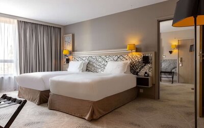 Day use room at Hilton Garden Inn Massy.