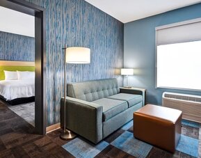 Day use room at Home2 Suites By Hilton San Francisco Airport North.
