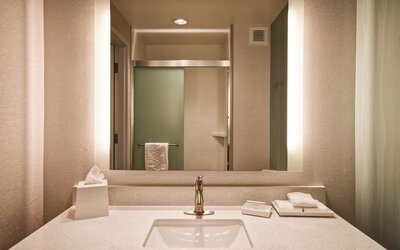 Day use room at Home2 Suites By Hilton San Francisco Airport North.