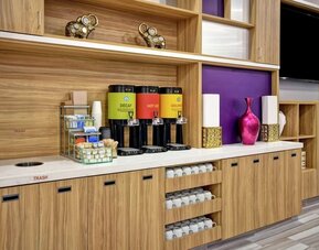 Dining room at Home2 Suites By Hilton San Francisco Airport North.