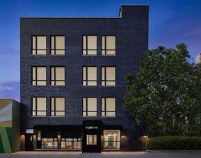 Hotel exterior at The Baltic Hotel.