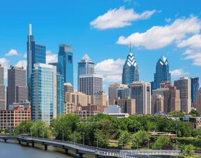 City views at The Inn At Penn, A Hilton Hotel.