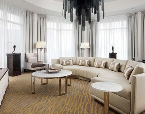 Lounge area at The Inn At Penn, A Hilton Hotel.